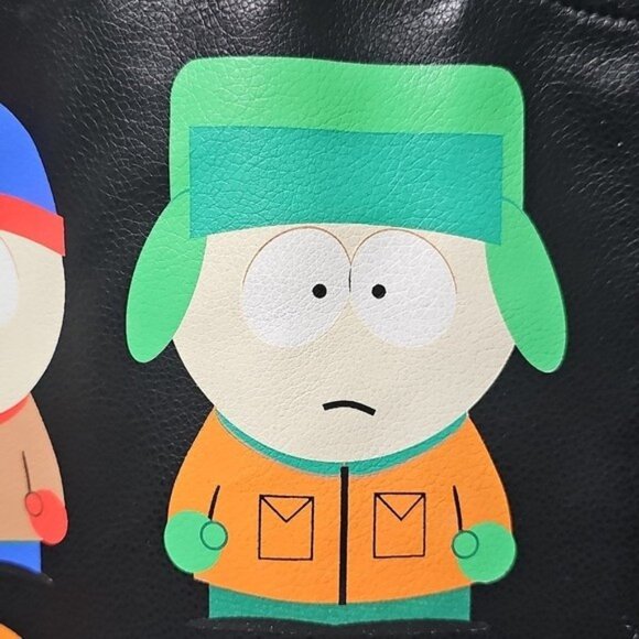 South Park x Members Only Black Bomber Varsity Jacket Size Medium New - Picture 6 of 16